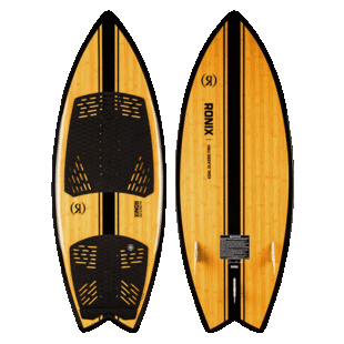 Ronix-Koal Classic Fish-Glossy Black/Bamboo-5'