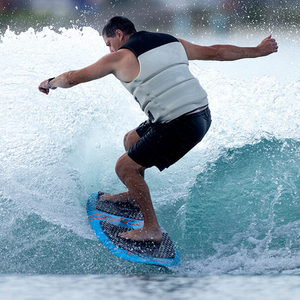 Ronix-Marsh 'Mellow' Thrasher-Blue/Black/Red-4'8