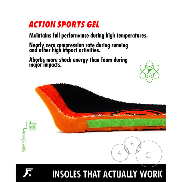 Kingfoam FP KINGFOAM ELITE HI ACTION SPORTS GEL 9-14