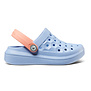 Kids Varsity Clog-Solid Frozen Fjord/Peach