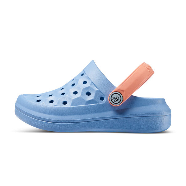 Joybees Footwear Kids Varsity Clog-Solid Frozen Fjord/Peach