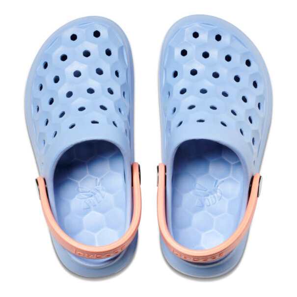 Joybees Footwear Kids Varsity Clog-Solid Frozen Fjord/Peach