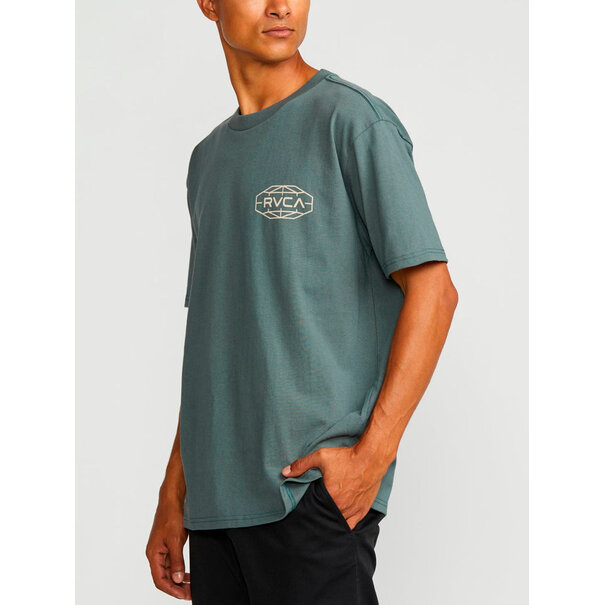 RVCA GLOBAL HEX SS-Balsam Green