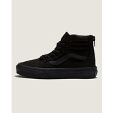 Kids Sk8-Hi Zip-Pop Check- Black/Black