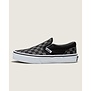 Kids Classic Slip-On-Checkerboard- Black/Pewter