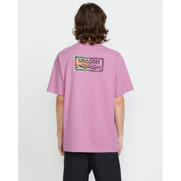 Volcom Fa F Rygalski Short Sleeve Tee Steel Purple