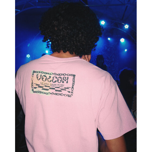 Volcom Fa F Rygalski Short Sleeve Tee Steel Purple