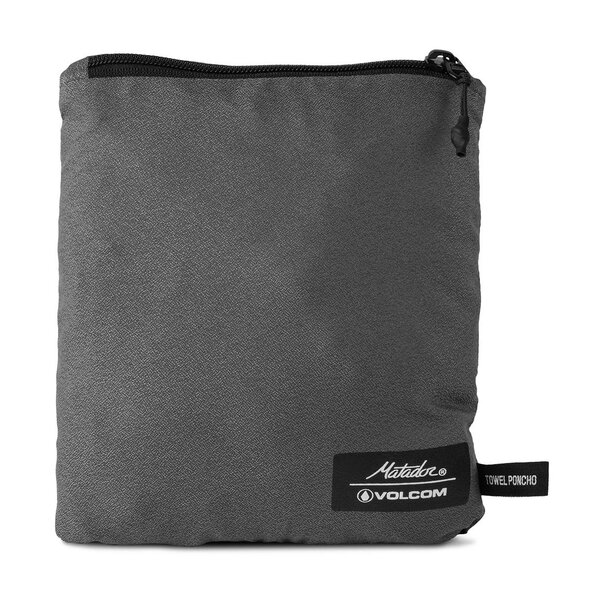 Volcom Packable Towel Poncho Grey