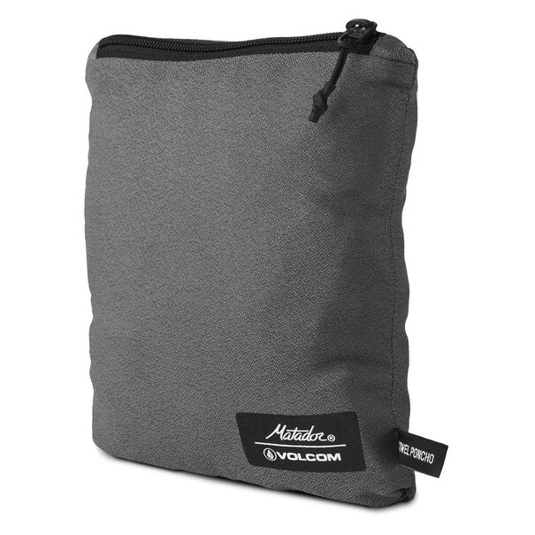 Volcom Packable Towel Poncho Grey