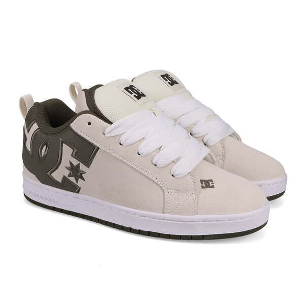 DC Shoes Court Graffik Se Off Wht/Olive (Mens) Off White/Olive