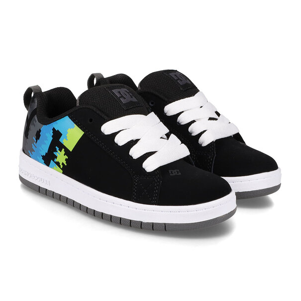 DC Shoes Court Graffik Black/Multi (Youth) Black W/Multi Color