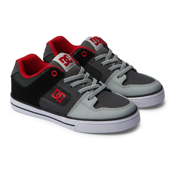 DC Shoes Youth Pure Elastic-Black/Grey/Red