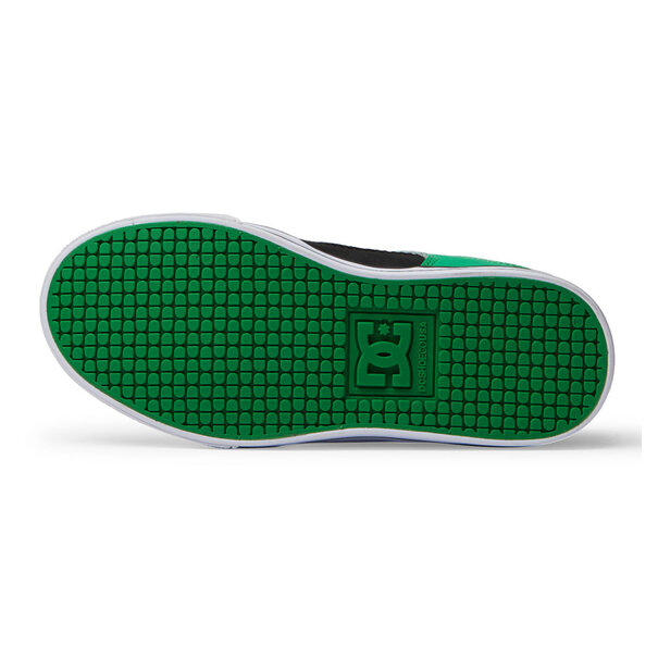 DC Shoes Youth Pure-Black/Kelly Green