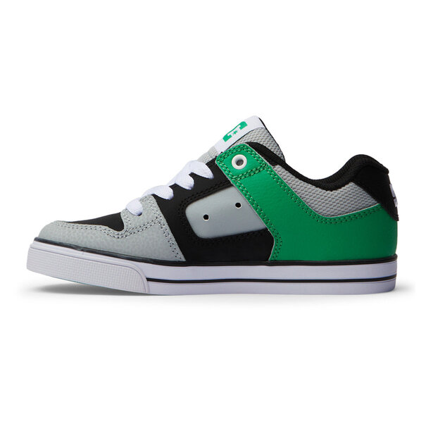 DC Shoes Youth Pure-Black/Kelly Green