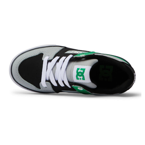DC Shoes Youth Pure-Black/Kelly Green