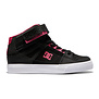 Cure Hi Top Elastic Youth- Black/Black/Pink