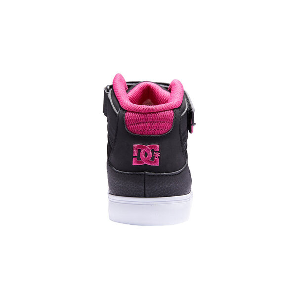 DC Shoes Cure Hi Top Elastic Youth- Black/Black/Pink