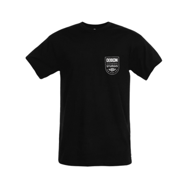 Dixxon Sturgis Ride Roar Ralley Badge Tee-Black
