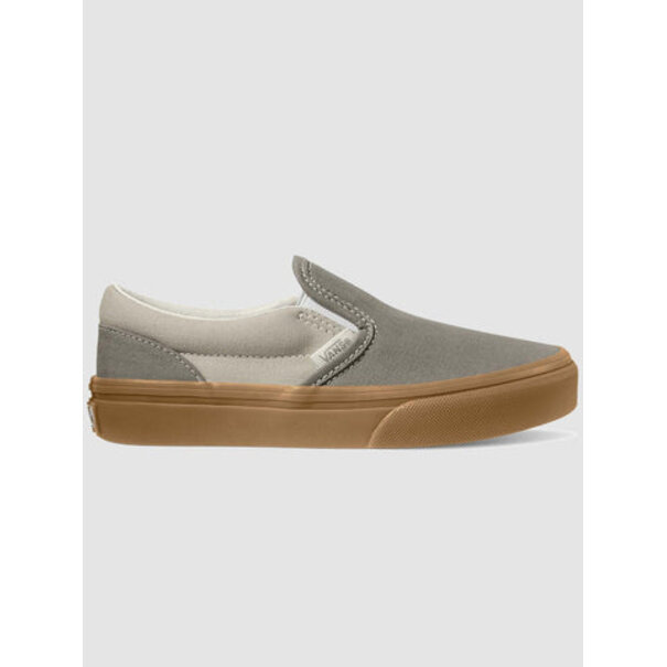 Vans Footwear Vans Youth Classic Slip-Ons-Neutral Gray/Gum