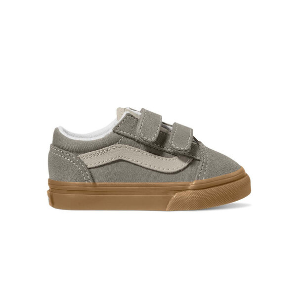 Vans Footwear Vans Toddler Old School V-Neutral Block Gray/Gum