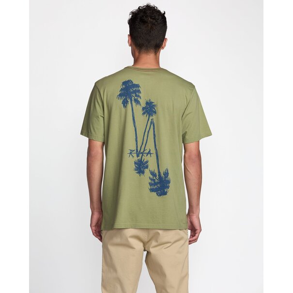 RVCA Crossed Palms SS-Ranger Green