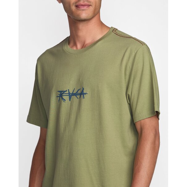 RVCA Crossed Palms SS-Ranger Green