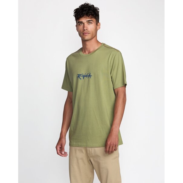 RVCA Crossed Palms SS-Ranger Green
