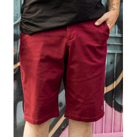 Chino Shorts-Maroon