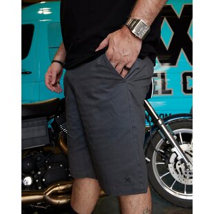 Chino Shorts-Charcoal Gray
