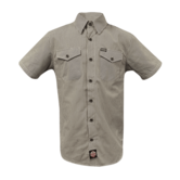 Workforce SS Shirt-Brown/White Striped
