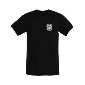 Dixxon Sturgis Grey Sketchy Crest SS Tee-Black