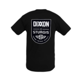 Dixxon Sturgis Ride Roar Rally Badge SS Tee-Black