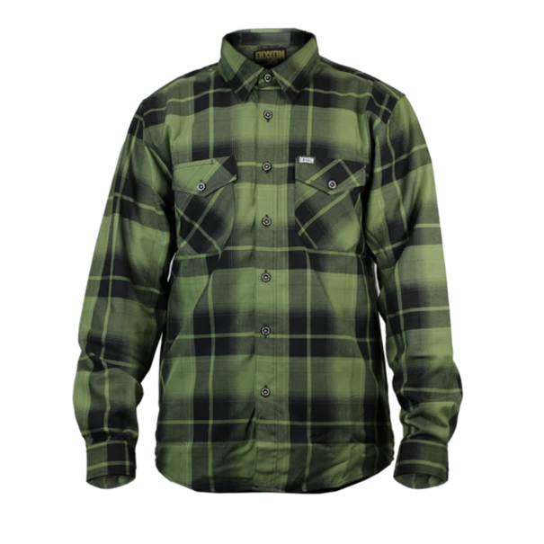 Dixxon Dixxon Crazy Horse Flannel-Green/Black