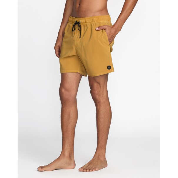 RVCA VA Pigment Elastic Short 16-Old Gold