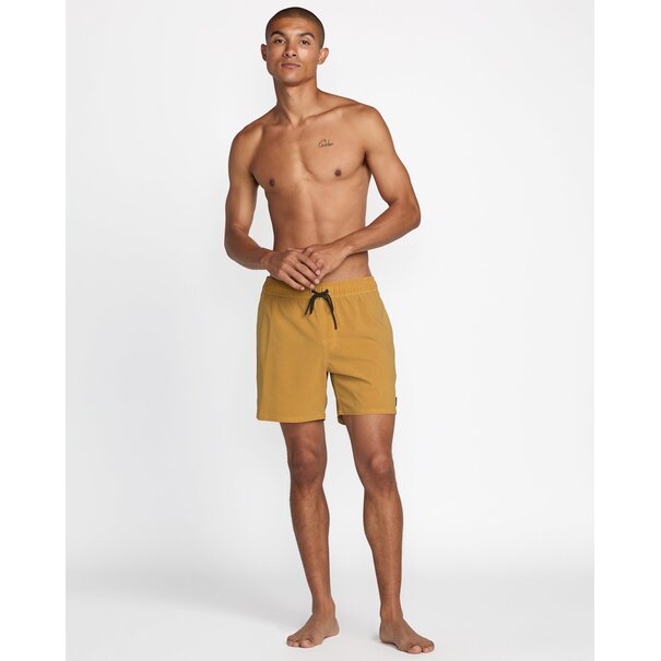 RVCA VA Pigment Elastic Short 16-Old Gold
