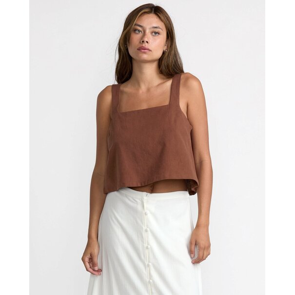 RVCA Baker Top-Mocha