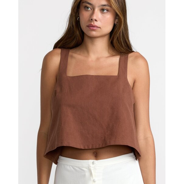 RVCA Baker Top-Mocha