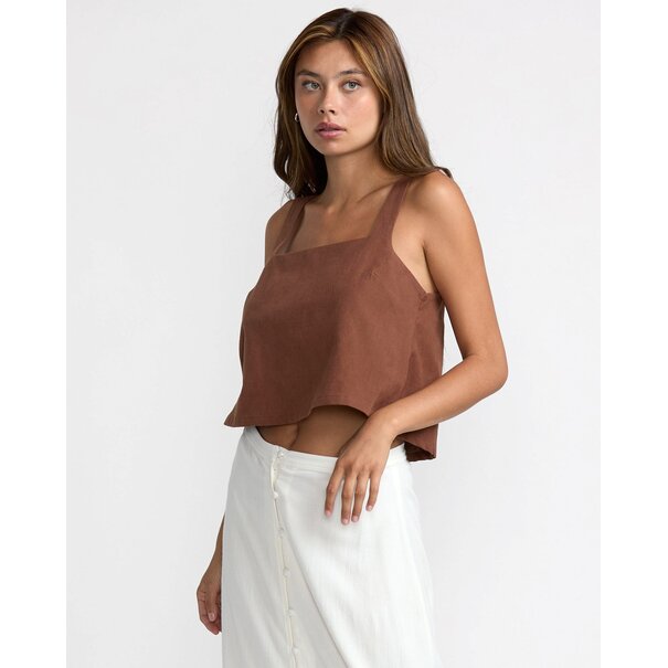 RVCA Baker Top-Mocha