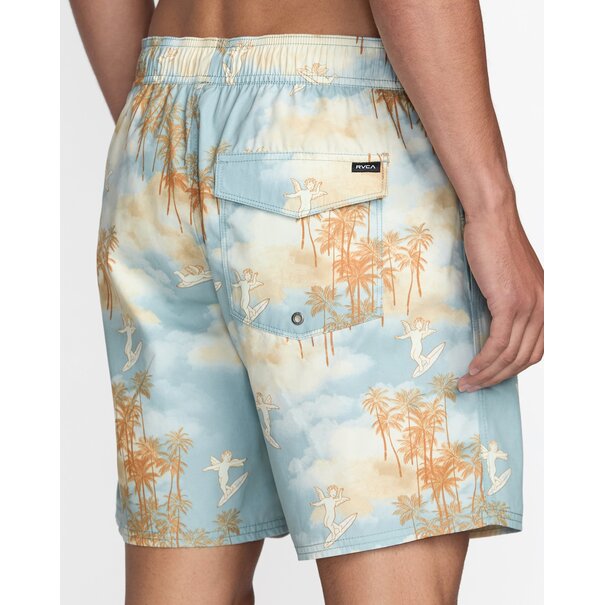 RVCA Perry Elastic 17 Short-Sky