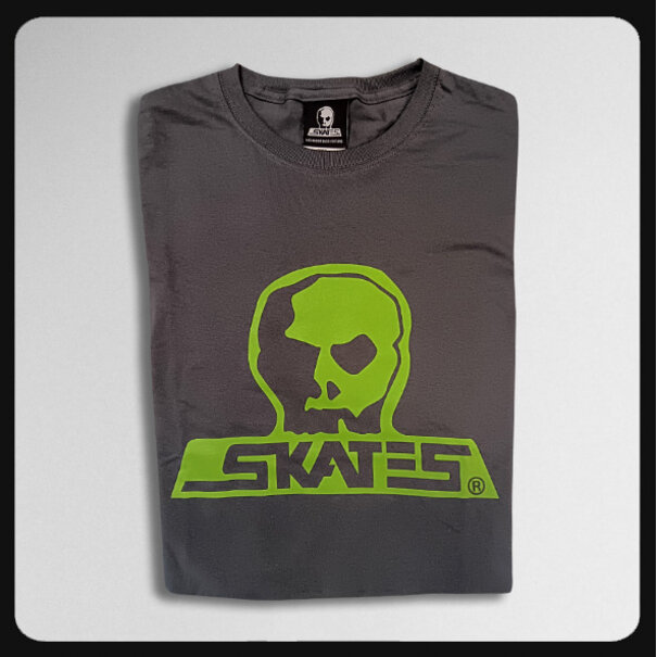 SKULL SKATES Skull T-Shirt Burbs-Graphite