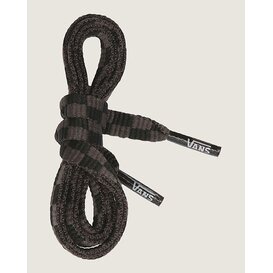 Flat Laces-Black/Charcoal Checkered- 36"