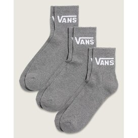 Classic Half Crew-Heather Grey-3 Pack