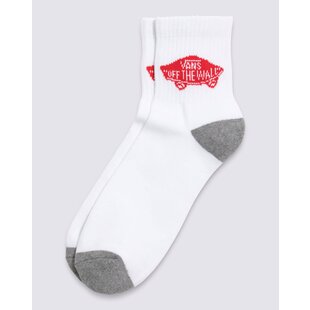 Art Half Crew Socks-Racing Red