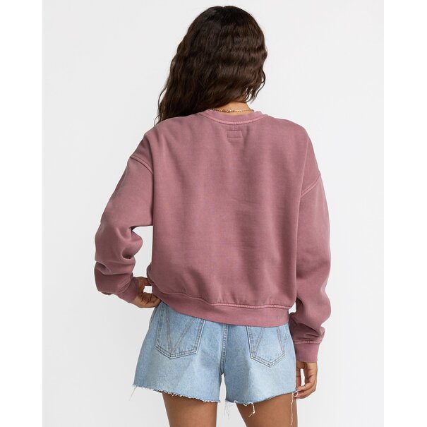 RVCA Forever Fleece-Acid Brown