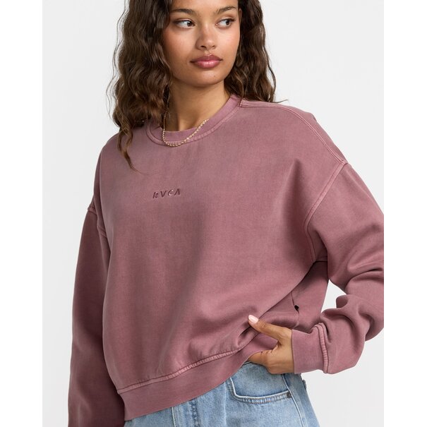 RVCA Forever Fleece-Acid Brown