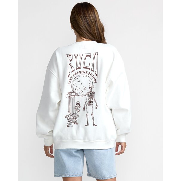 RVCA Baggie BF Crew-Vintage White