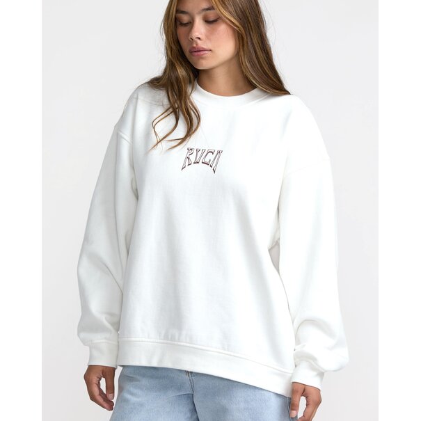 RVCA Baggie BF Crew-Vintage White
