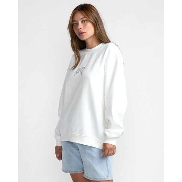 RVCA Baggie BF Crew-Vintage White