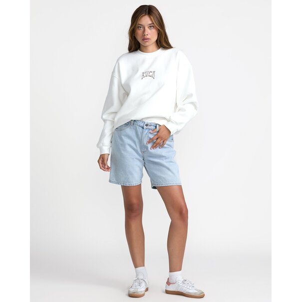 RVCA Baggie BF Crew-Vintage White