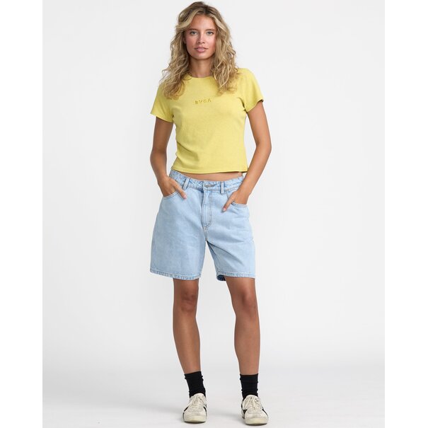 RVCA Forever Tee-Thyme Green